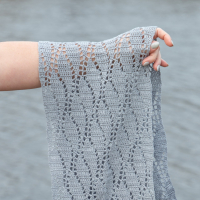 Eindeloze Golven sjaal PDF Patroon